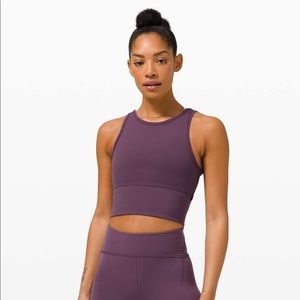 Lululemon power pivot tank top grape thistle